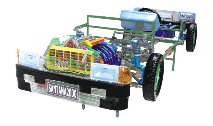 桑塔纳2000型整车教学模型